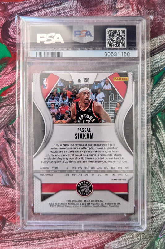 Pascal Siakam 2019 Panini Prizm Ruby Wave PSA 10 #156 Mein Shop