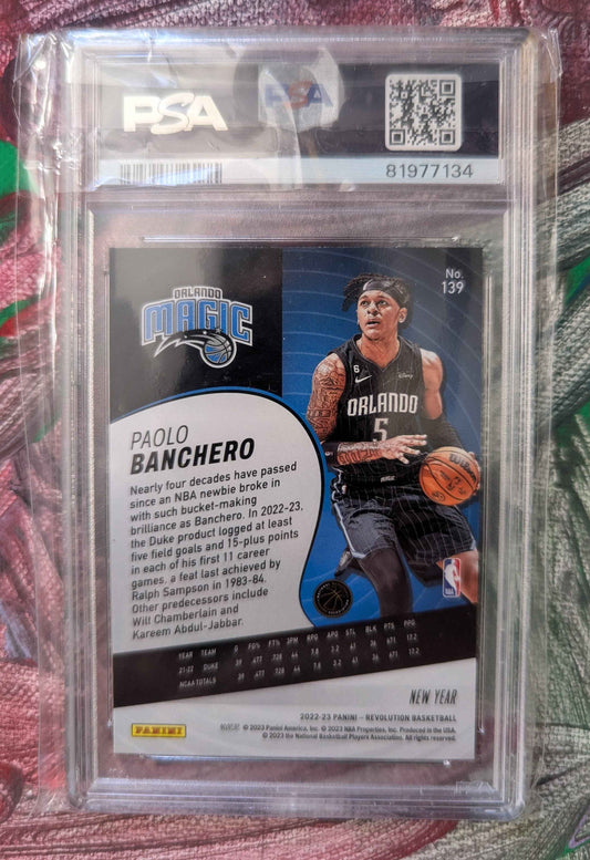 Paolo Banchero 2022 Panini Revolution Chinese New Year RC PSA 10 #139
