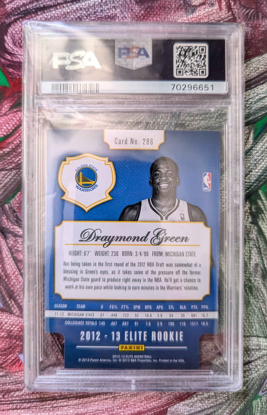 Draymond Green 2012 Panini Elite Aspirations Die-Cut 01/77 PSA 8 #286