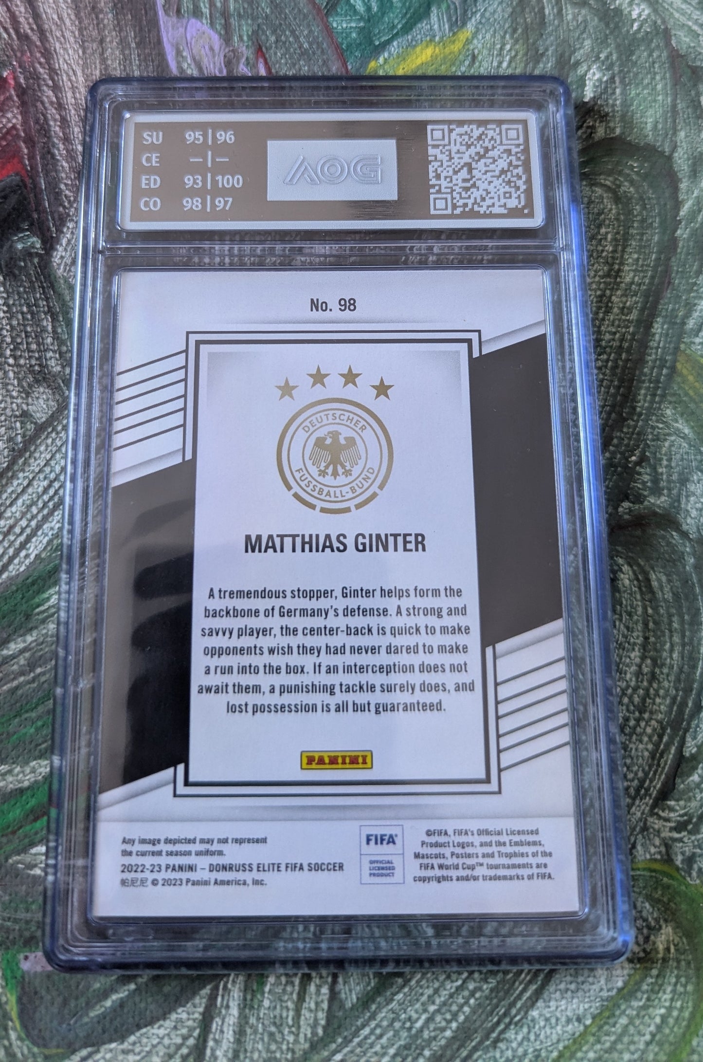 Matthias Ginter 2022-23 Panini Donruss Elite Gold Disco 05/10 AOG 10 #98 Mein Shop
