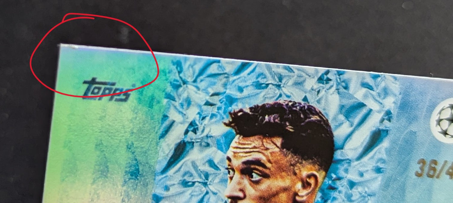 Pedro Gonçalves 2022-23 Topps Curated Jamal Musiala Platinum Blue Auto 36/49 #_PEGO Fiedler24