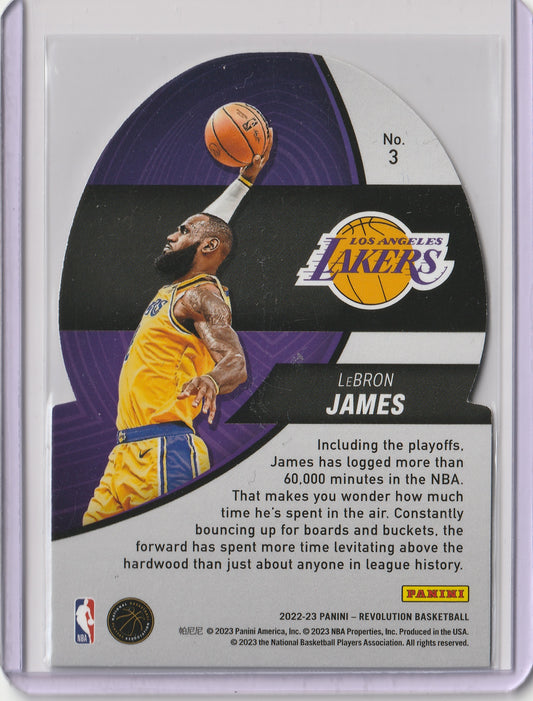 LeBron James 2022/23 Panini Revolution Liftoff! #3 Fiedler24
