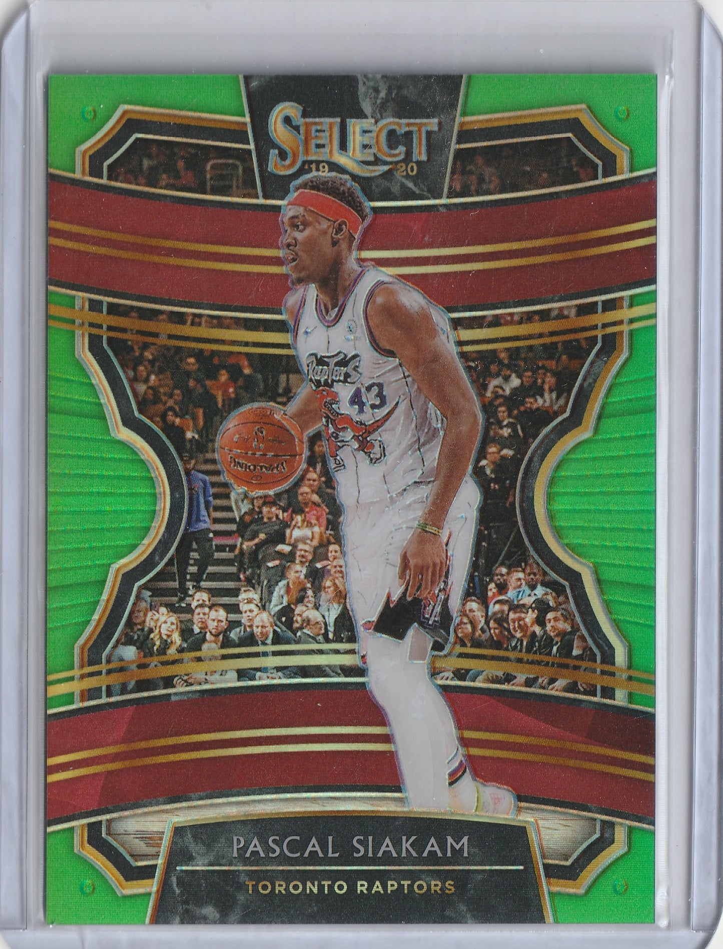 2019-20 Panini Select Basketball - Neon Green Prizm - Pascal Siakam 23/75, #89