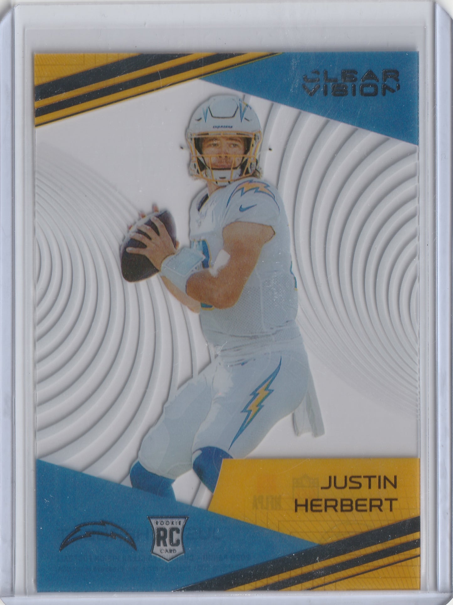 2020 Panini Chronicles - Clear Vision Rookies - Justin Herbert, #CV-3
