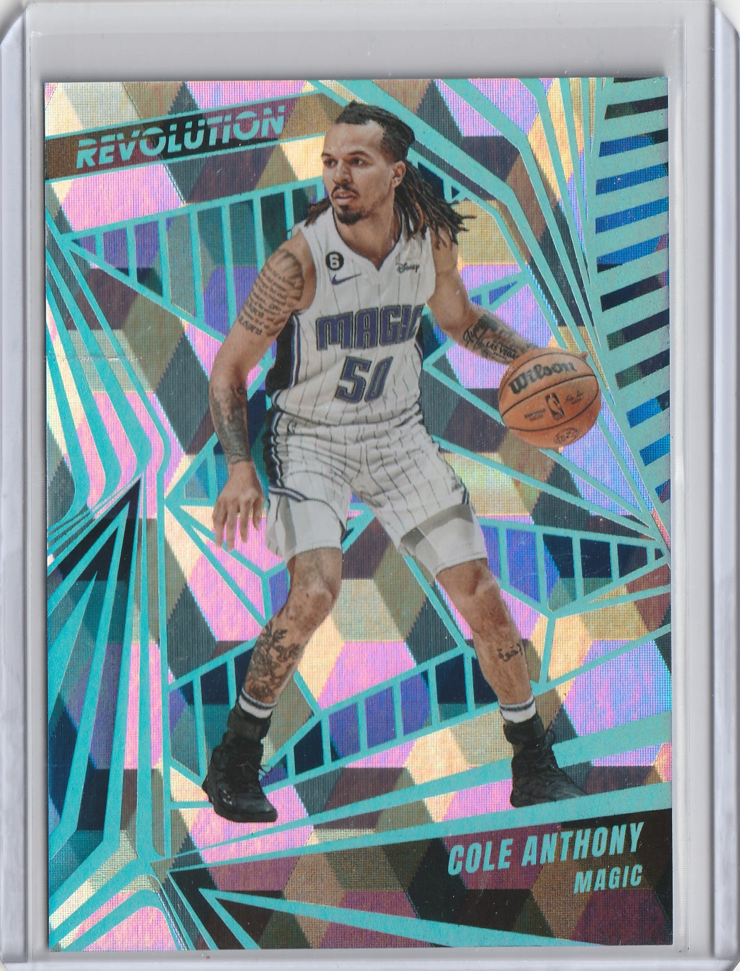 2023-24 Panini Revolution - Cubic - Cole Anthony 35/50, #56