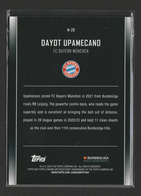Dayot Upamecano 2025 Topps Midnight Bundesliga Nightstars 03/25 #N-26