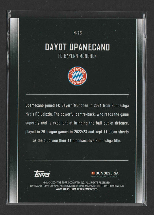 Dayot Upamecano 2025 Topps Midnight Bundesliga Nightstars 03/25 #N-26