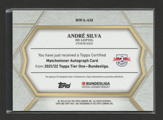 André 2021-22 Topps Tier One Bundesliga Matchwinner Auto 012/100 #MWA-ASI