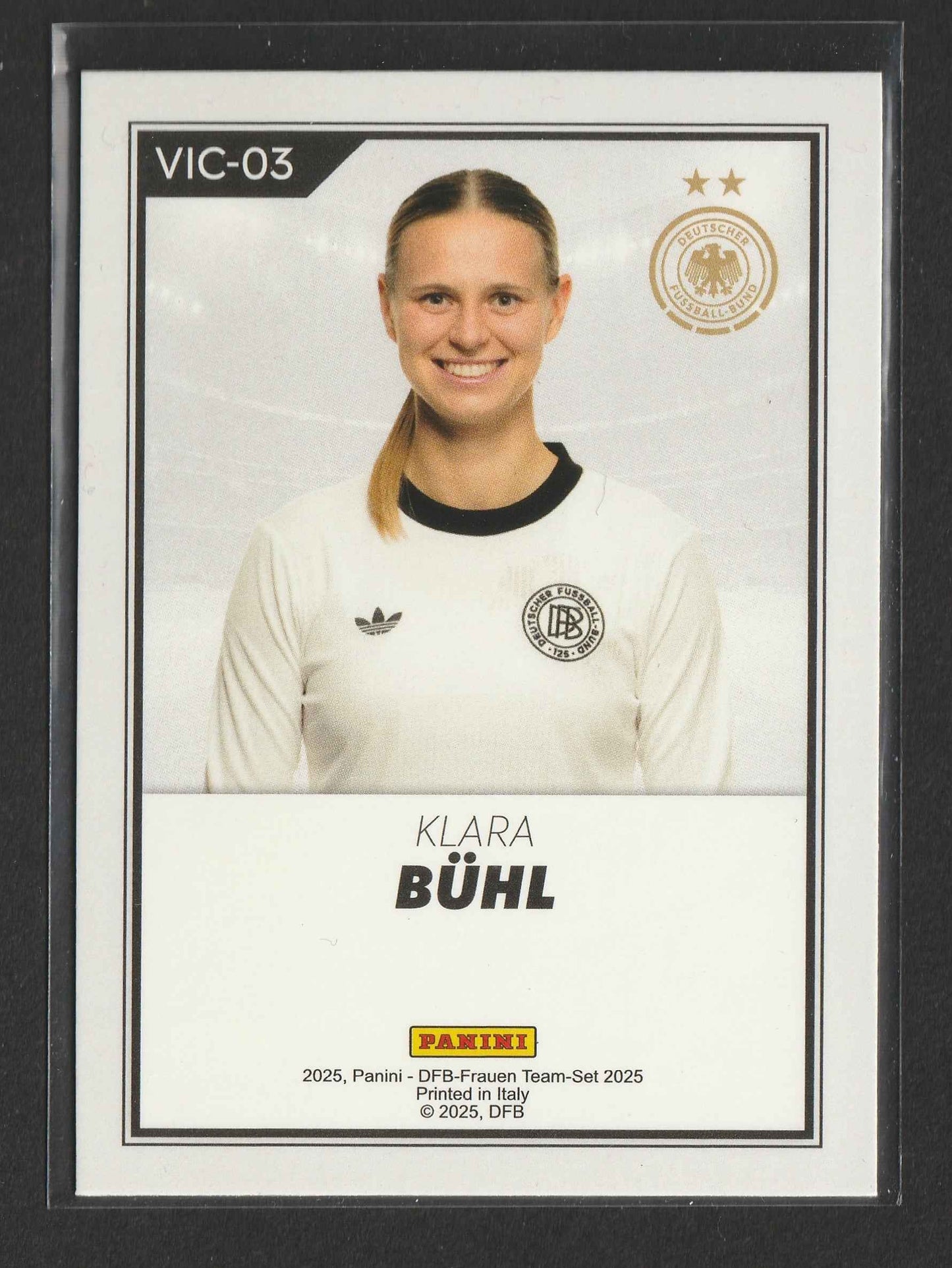 Klara Bühl 2025 Panini DFB Team Set Victorious Red 5/50 #VIC-3