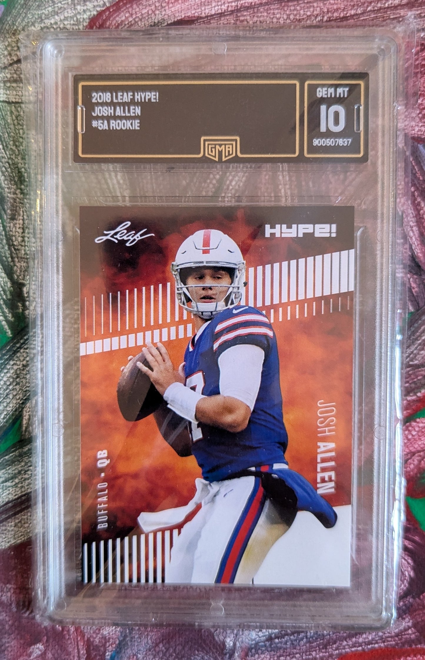2018 Leaf Hype! -Rookie - Josh Allen, #5A - GMA 10