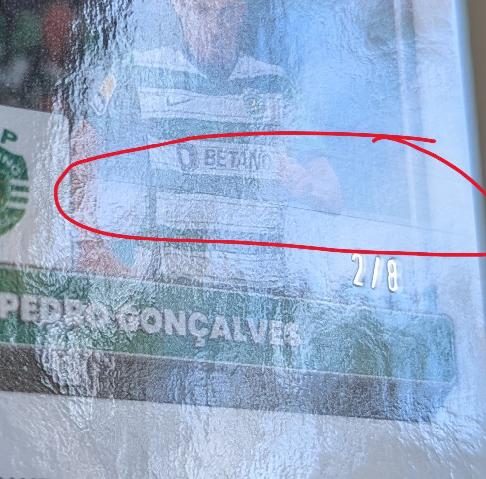 Pedro Goncalves 2022-23 Panini Donruss Optic Dragon Prizm 2/8 #123 Fiedler24