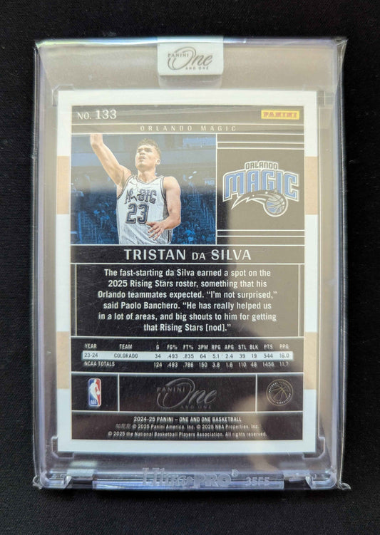 Tristan Da Silva 2024-25 Panini One and One Purple 01/25 RC #133