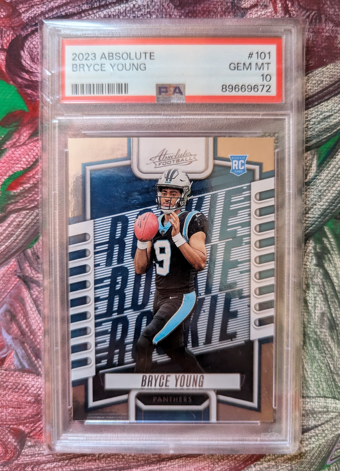 2023 Panini Absolute Football - RC Bryce Young - PSA 10