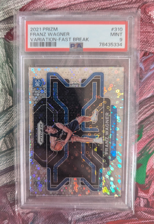 2021 Panini Prizm - Fast Break - RC Franz Wagner  - PSA 9