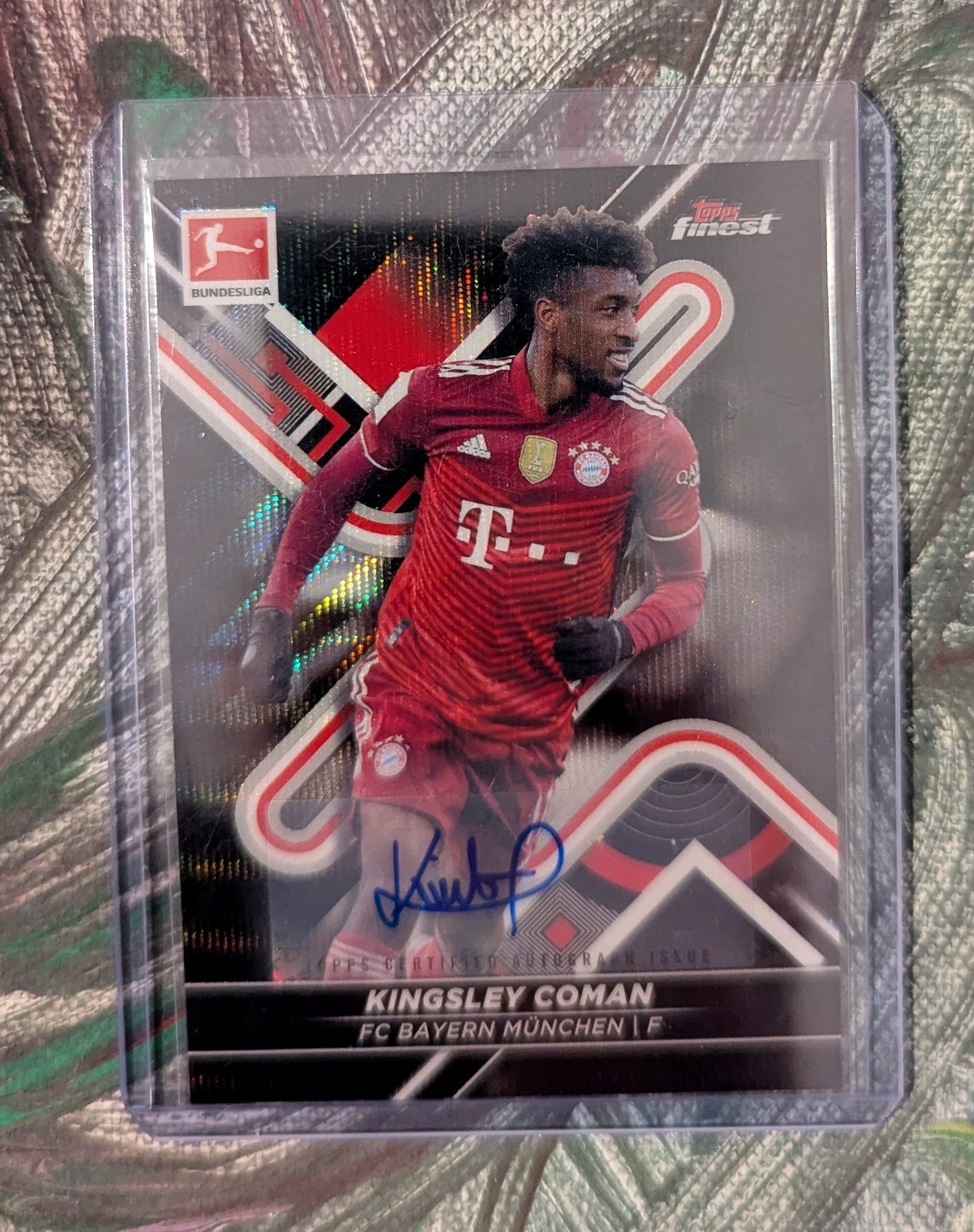 Topps Finest Bundesliga 21/22 - Black Wave - Auto - Kingsley Coman 059/150, #133
