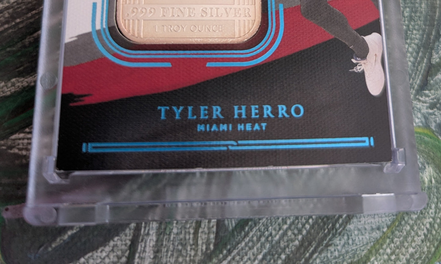 Panini Impeccable 2020-21 - Silver Bar - Tyler Herro 09/15, #26, Miami Heat