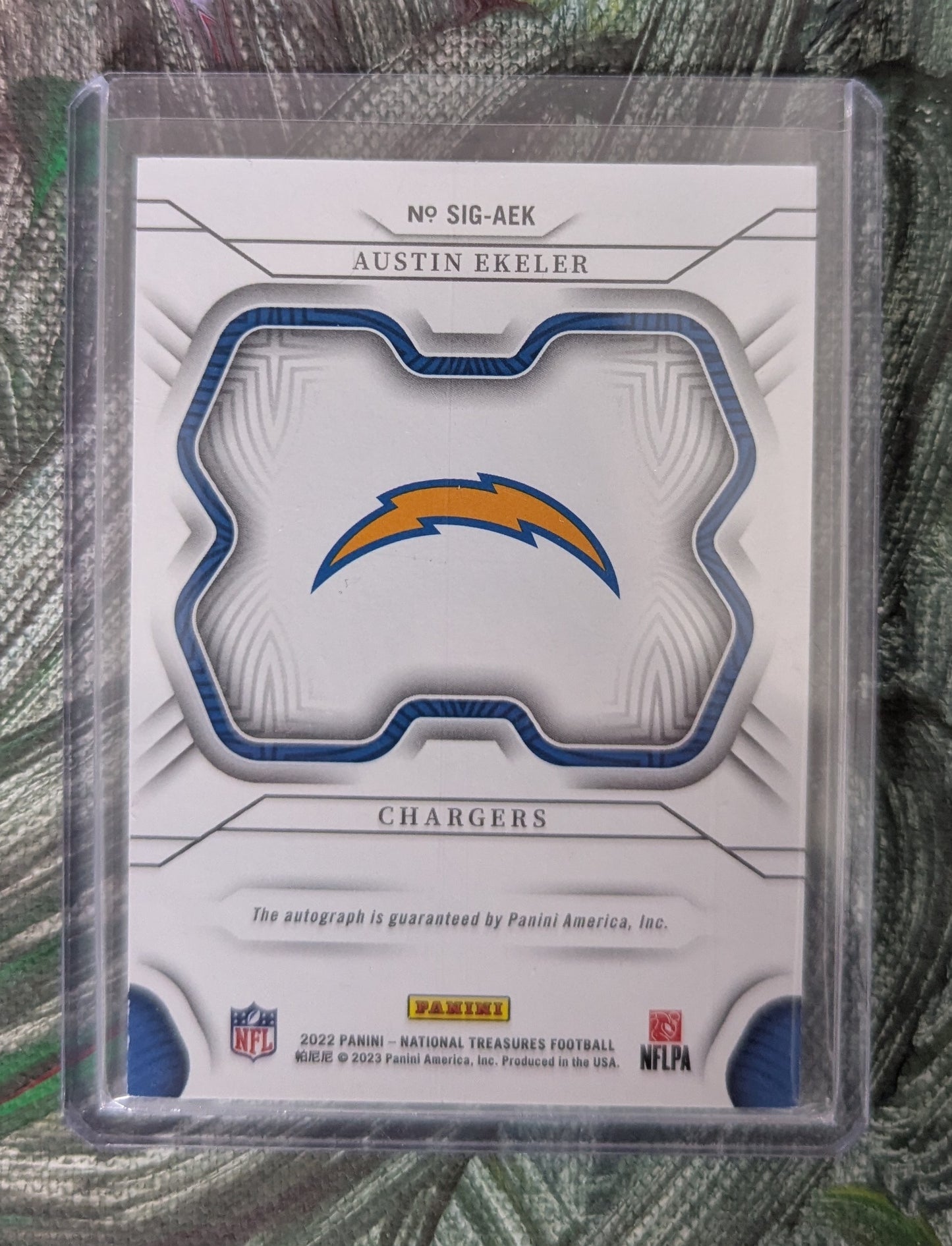 Panini National Treasures 2022 - Austin Ekeler 83/99, #SIG-AEK