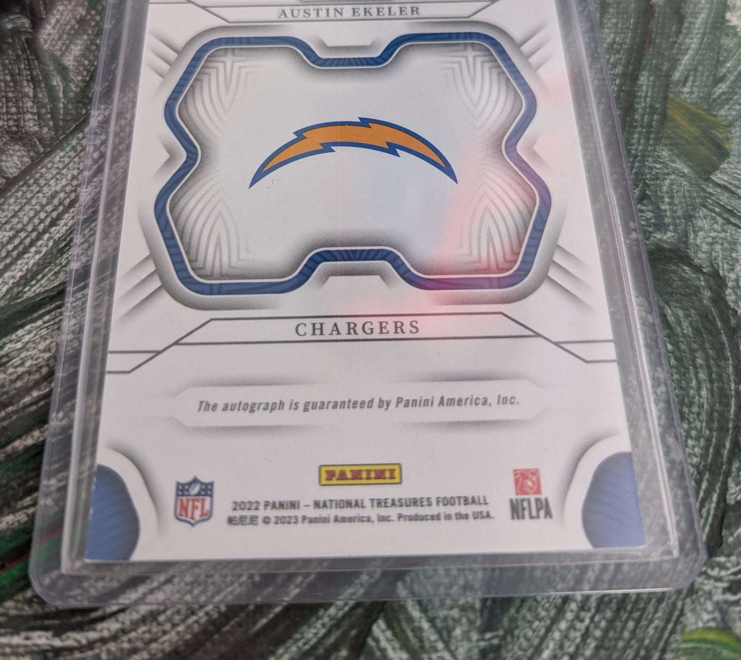 Panini National Treasures 2022 - Austin Ekeler 83/99, #SIG-AEK