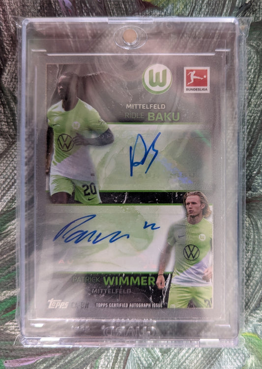 Topps Match Attax Bundesliga 23/24 - Combo-Auto - Baku, Wimmer, #CA/BW