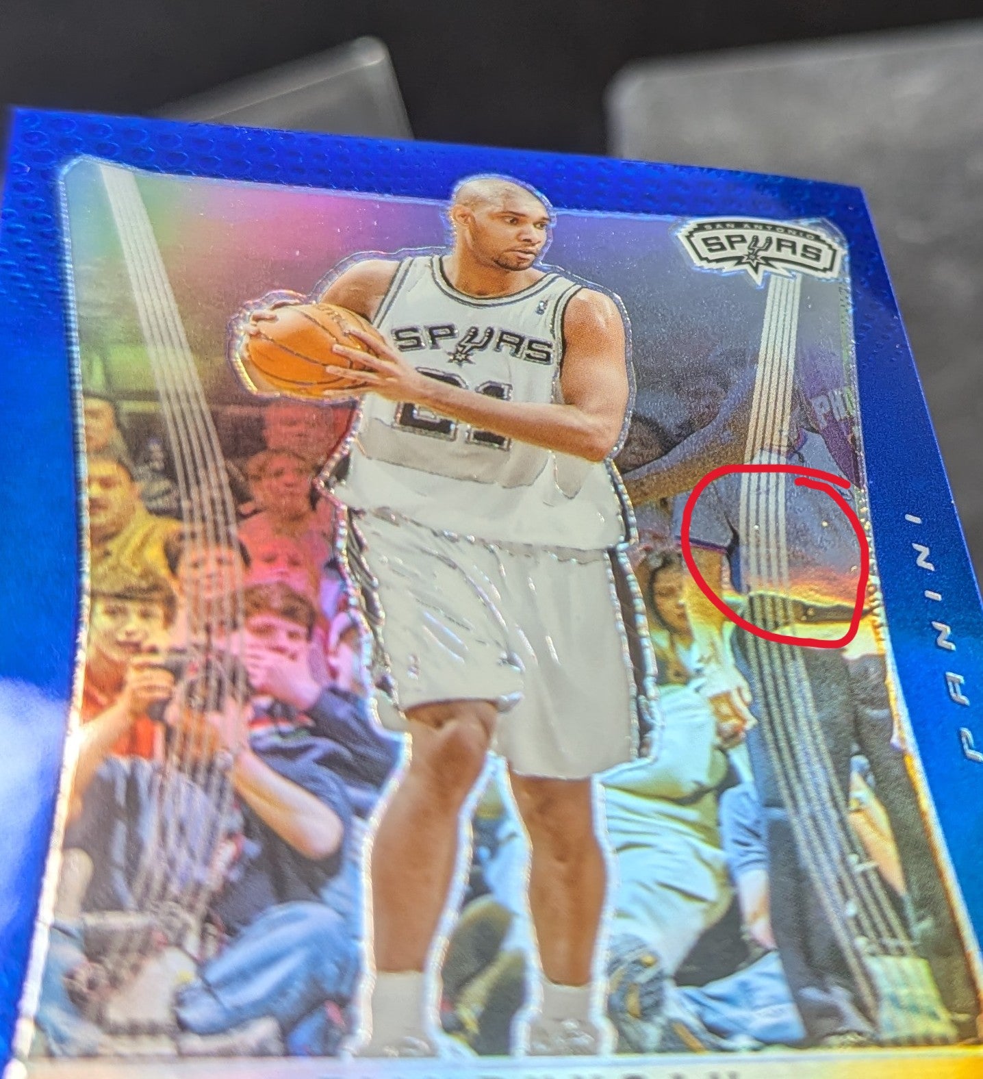 Tim Duncan 2023-24 Panini Prizm Deca Blue Prizm 021/149 #74