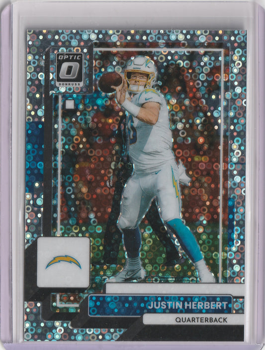 Panini Donruss Optic2022 - Silver Circles Prizm - Justin Herbert 108/125, #108