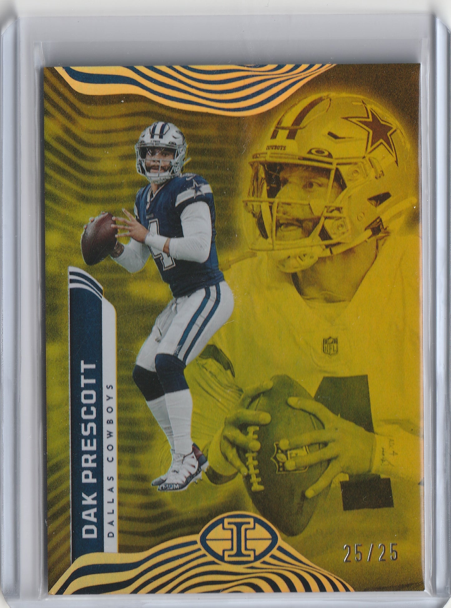 2022 Panini Illusions - Trophy Collection Gold - Dak Prescott 25/25, #24