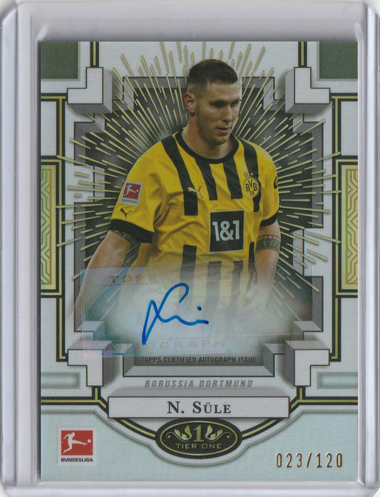2022/23 Topps Tier One Bundesliga - Xplosions Auto - Niklas Süle 023/120, #XPA-NSU