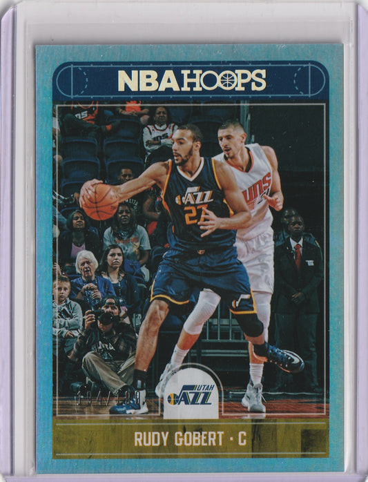 2017-18 Panini NBA Hoops - Silver #82 - Rudy Gobert 194/199, #82