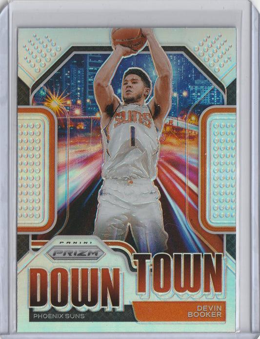 2020-21 Panini Prizm - Downtown Bound - Devin Booker, #7