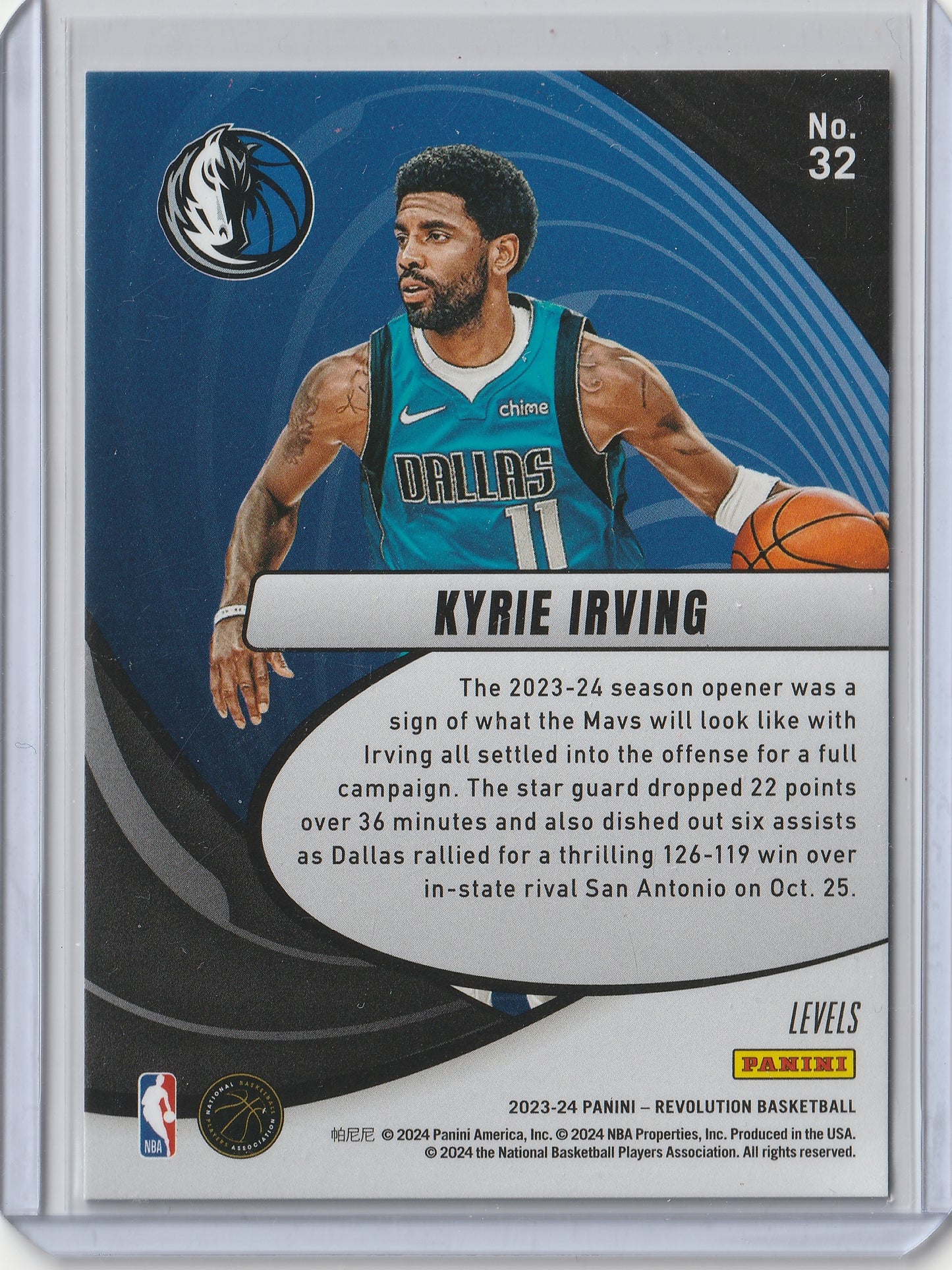 2023-24 Panini Revolution - Vortex - Levels - Kyrie Irving, #32