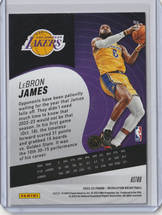LeBron James 2022-23 Panini Revolution Astro #58 Fiedler24
