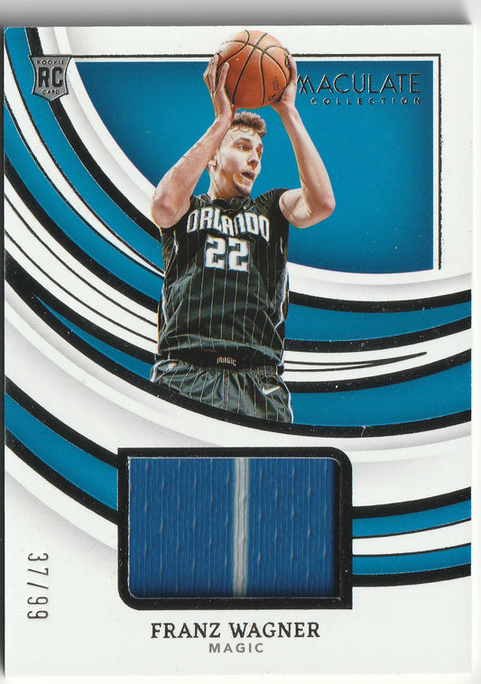 2021-22 Panini Immaculate - Remarkable Rookie Jerseys - Franz Wagner 37/99, #RR-FW