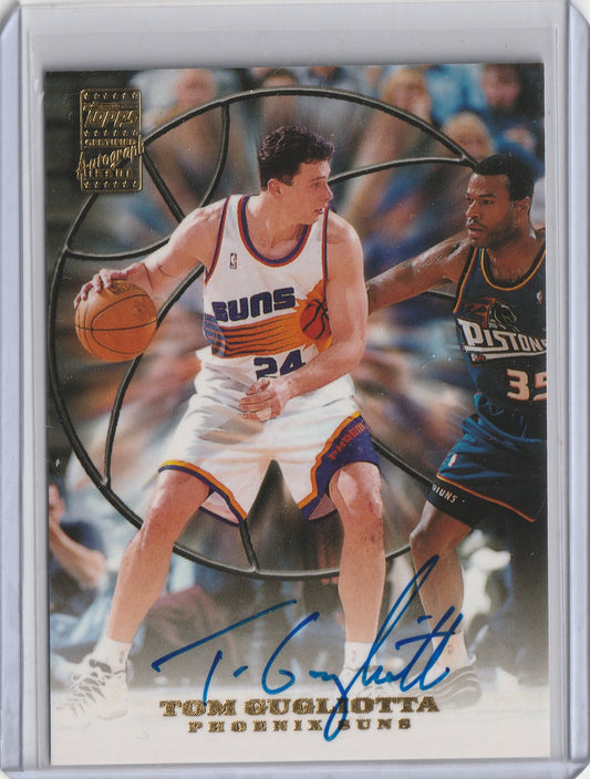 1999-2000 Topps Autograph Issue - Signed On-Card Auto - Tom Gugliotta, #TG