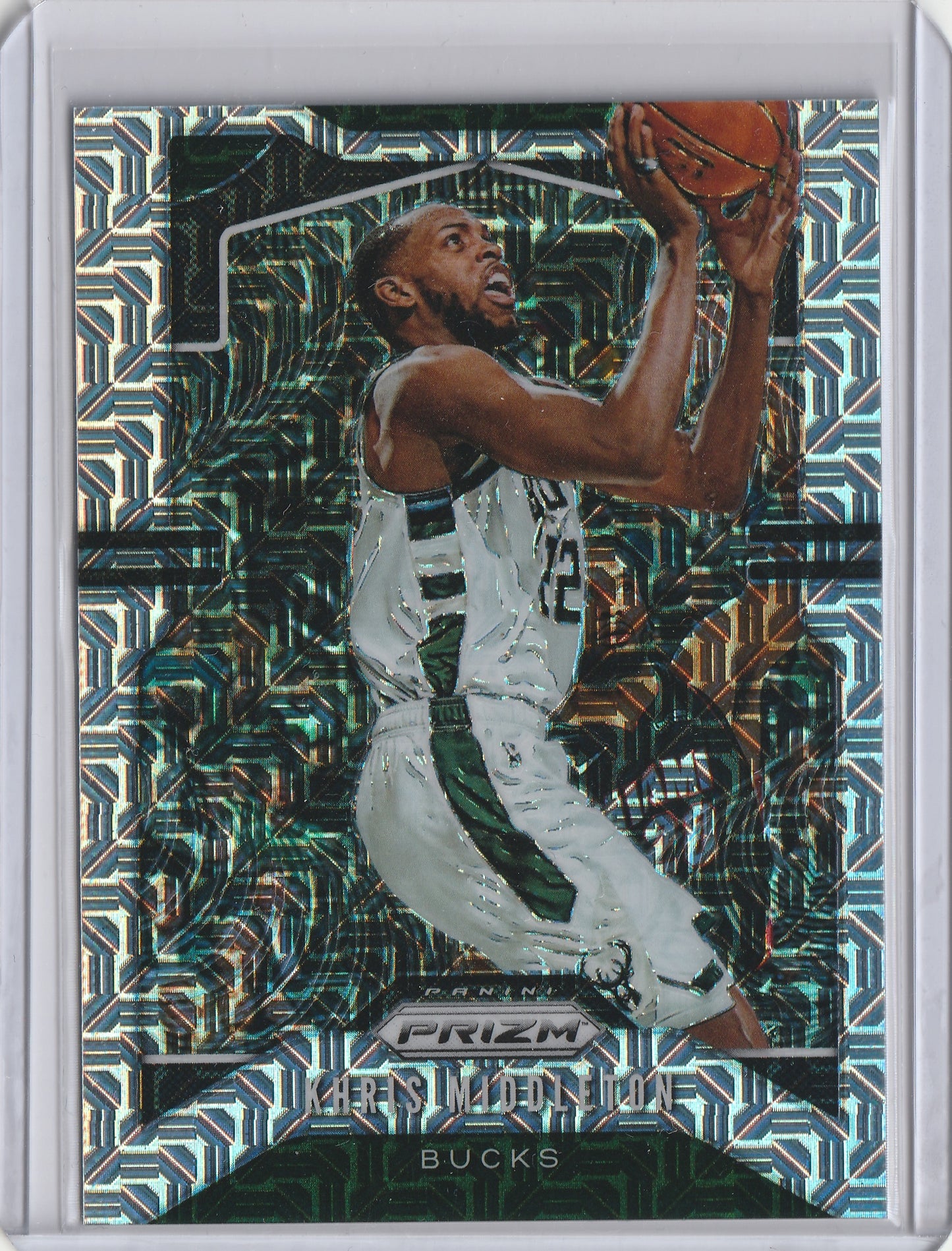 2019-20 Panini Prizm - Mojo Prizm - Khris Middleton 07/25, #235
