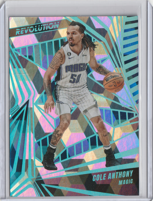 2023-24 Panini Revolution - Cubic - Cole Anthony 35/50, #56