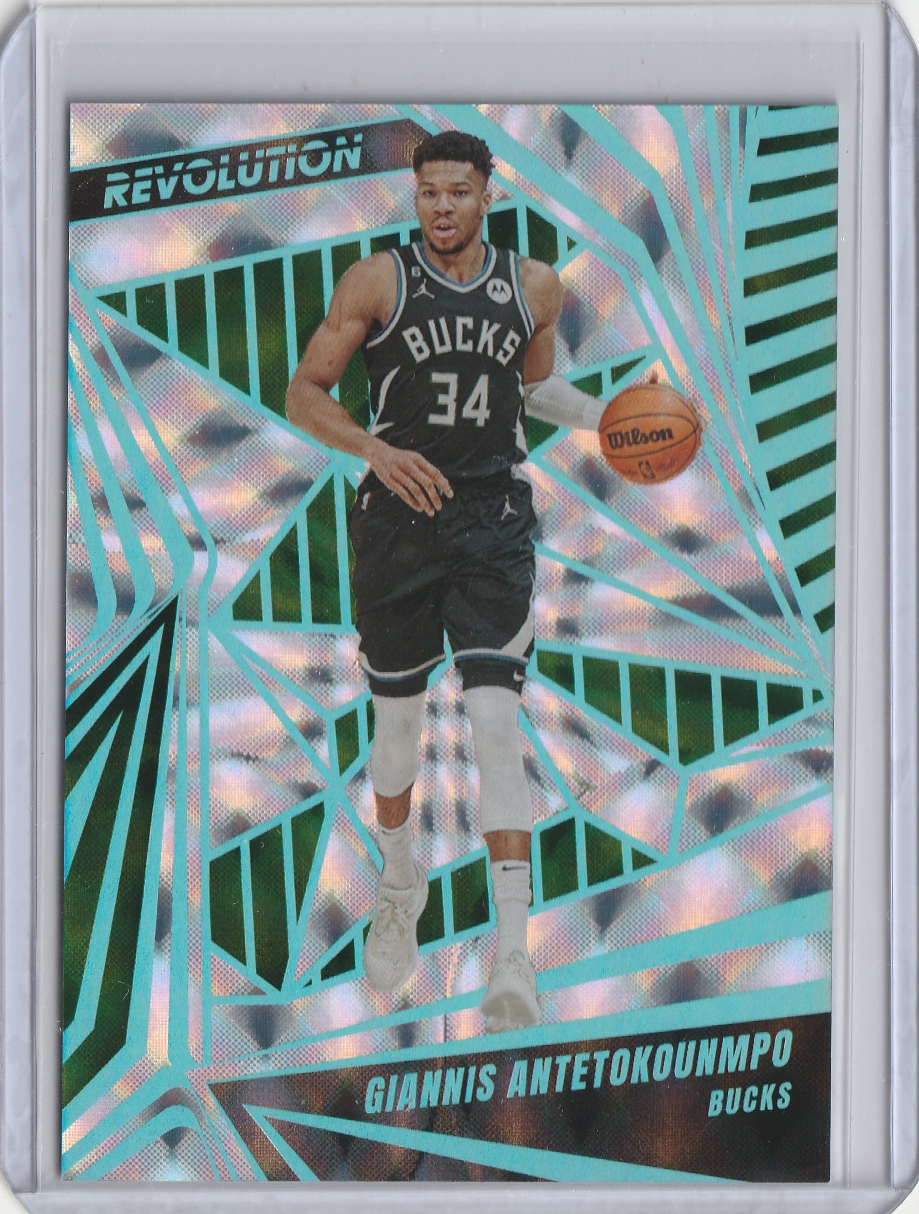 Giannis Antetokounmpo 2023/24 Panini Revolution Future Frame 52/60 #22 Fiedler24