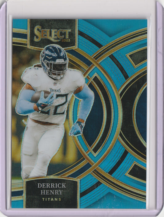 Derrick Henry 2023 Panini Select Light Blue Prizm Premier Level 91/99 #156 Fiedler24