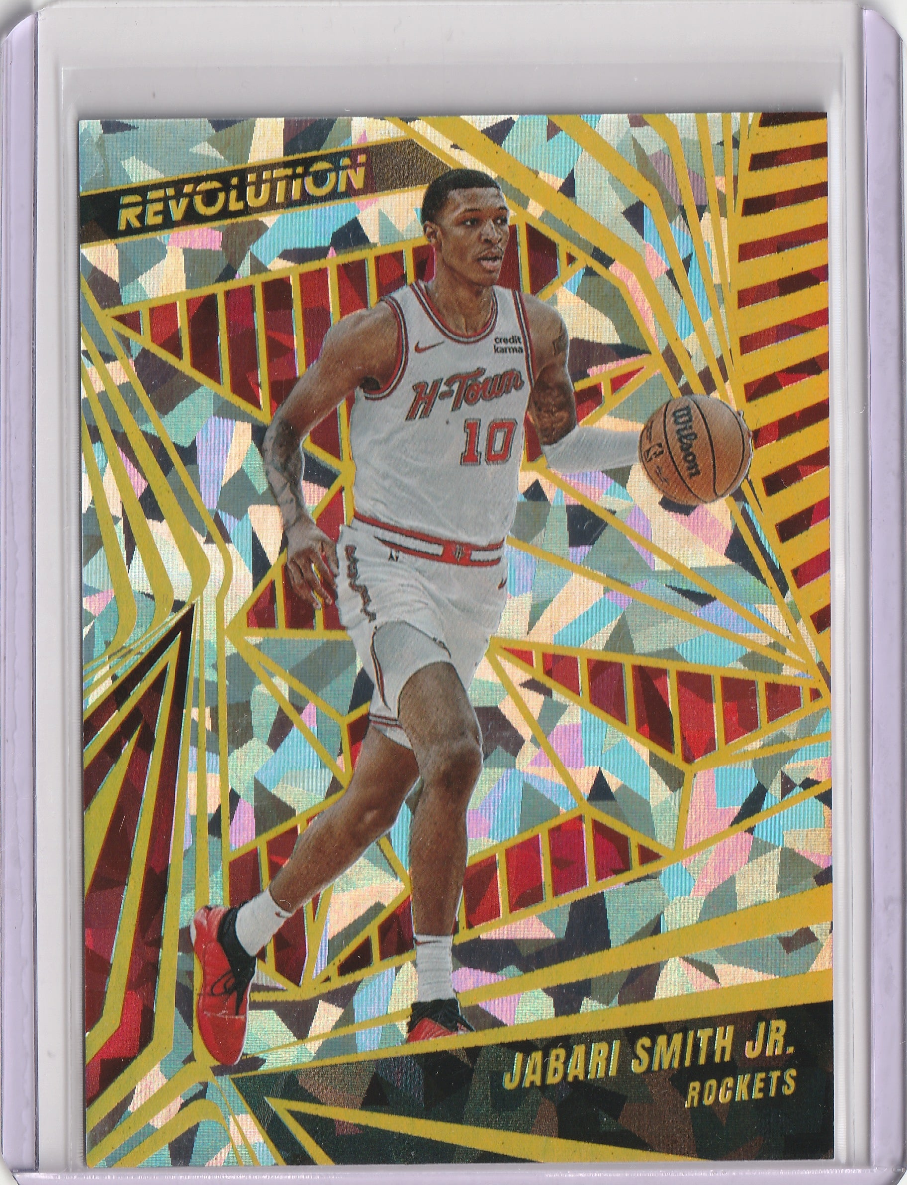 Jabari Smith Jr. 2023/24 Panini Revolution Holo Gold Chinese New Year 4/8 #31 Fiedler24