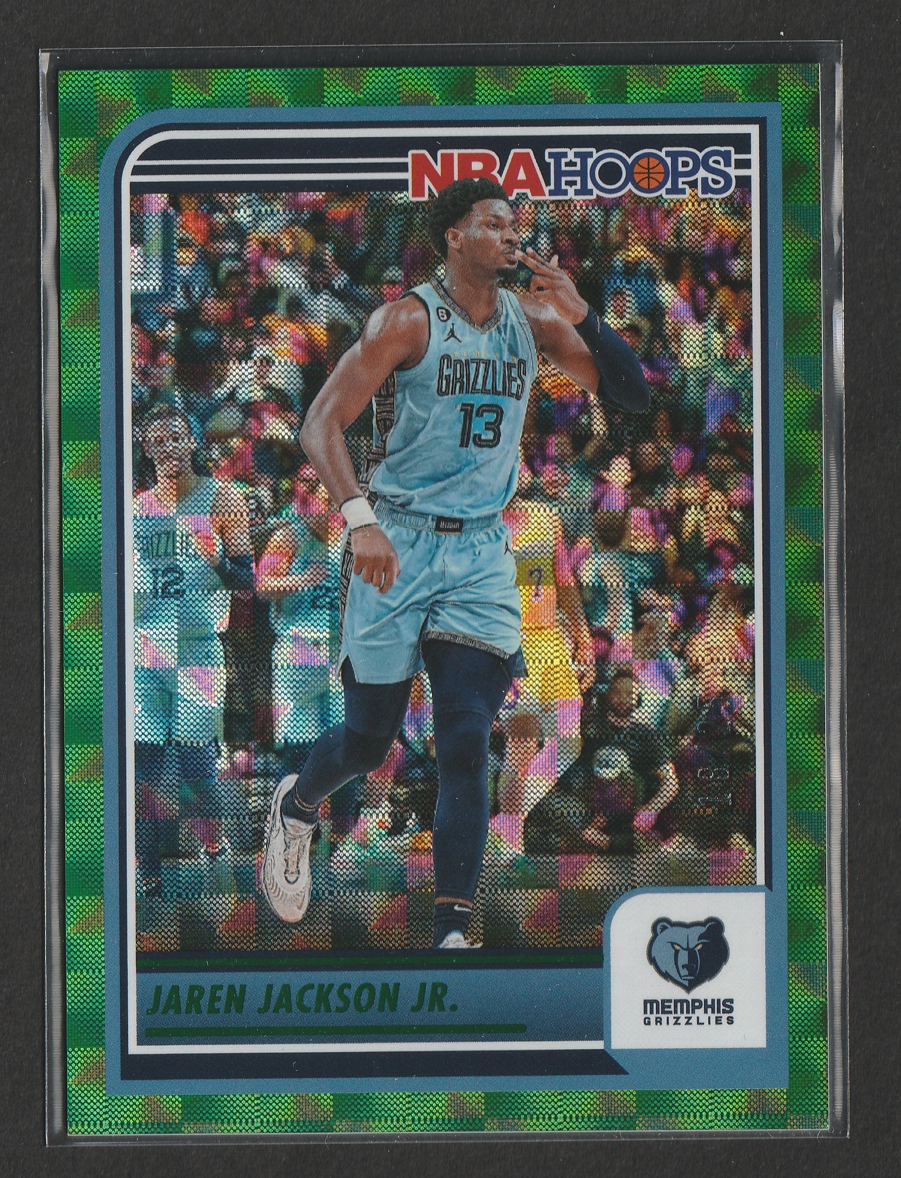 Jaren Jackson Jr. 2023/24 Panini NBA Hoops Hyper Green 18/25 #190 Fiedler24