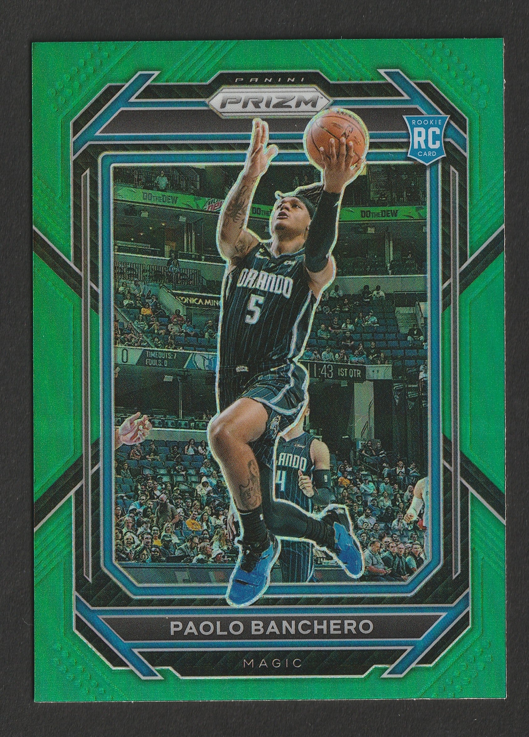 Paolo Banchero 2022/23 Panini Prizm Green Prizm RC #249 - Fiedler24