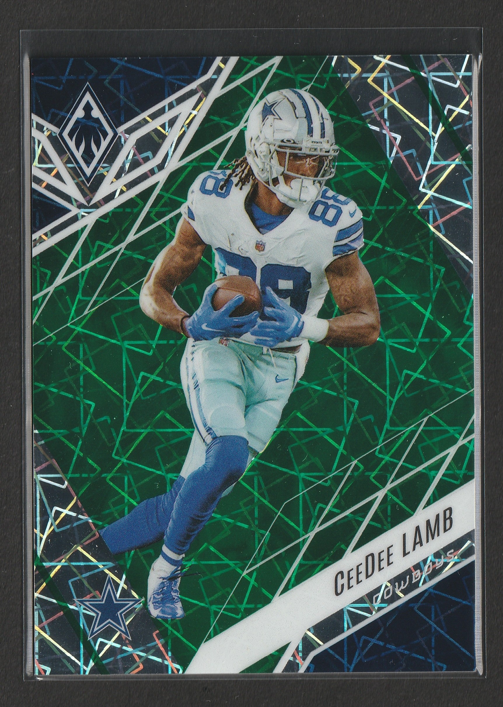 CeeDee Lamb 2022 Panini Phoenix Green Lazer 02/25 #97 Fiedler24