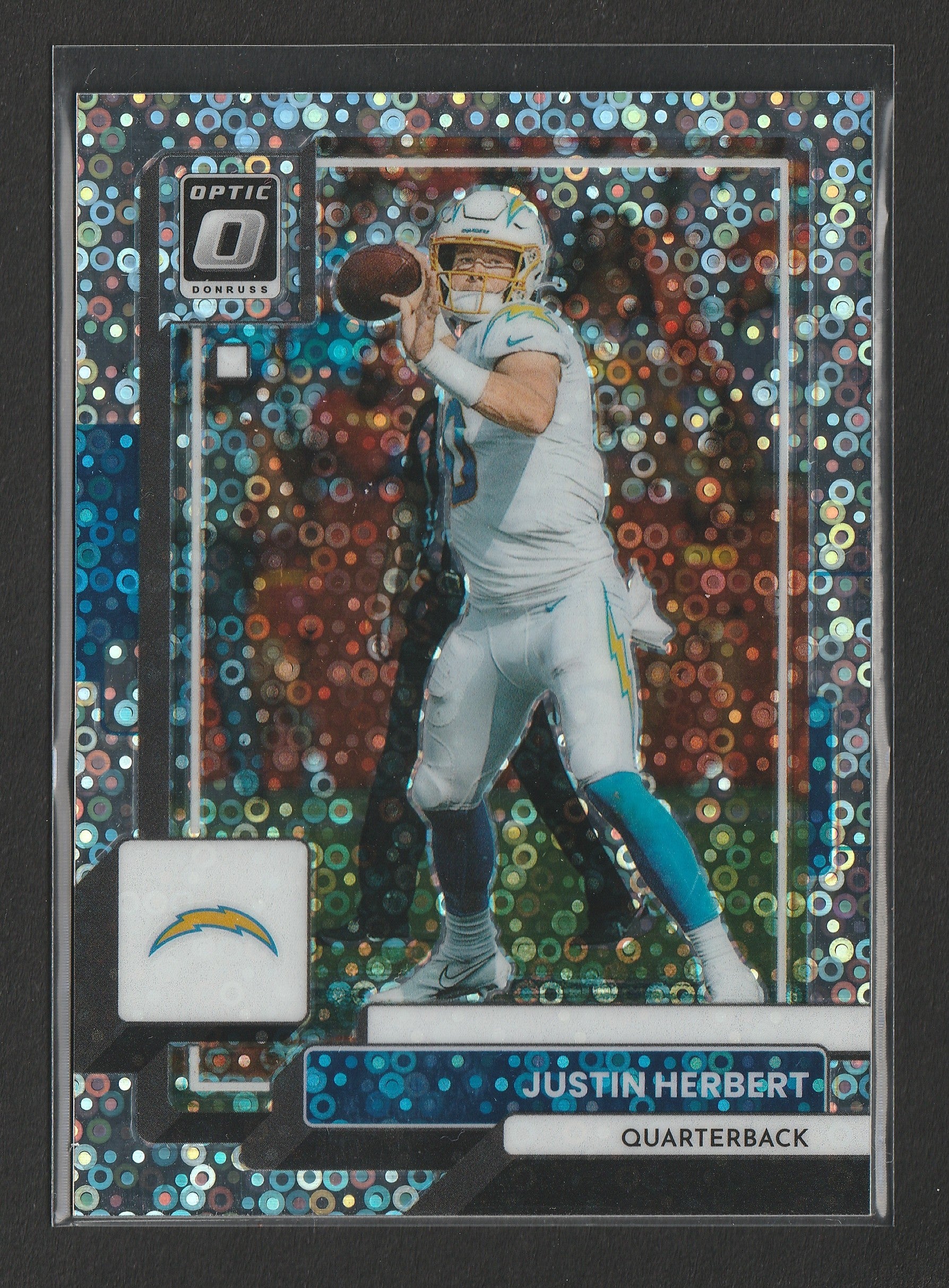 Justin Herbert 2022 Panini Donruss Optic Silver Circles Prizm 108/125 #108 Fiedler24