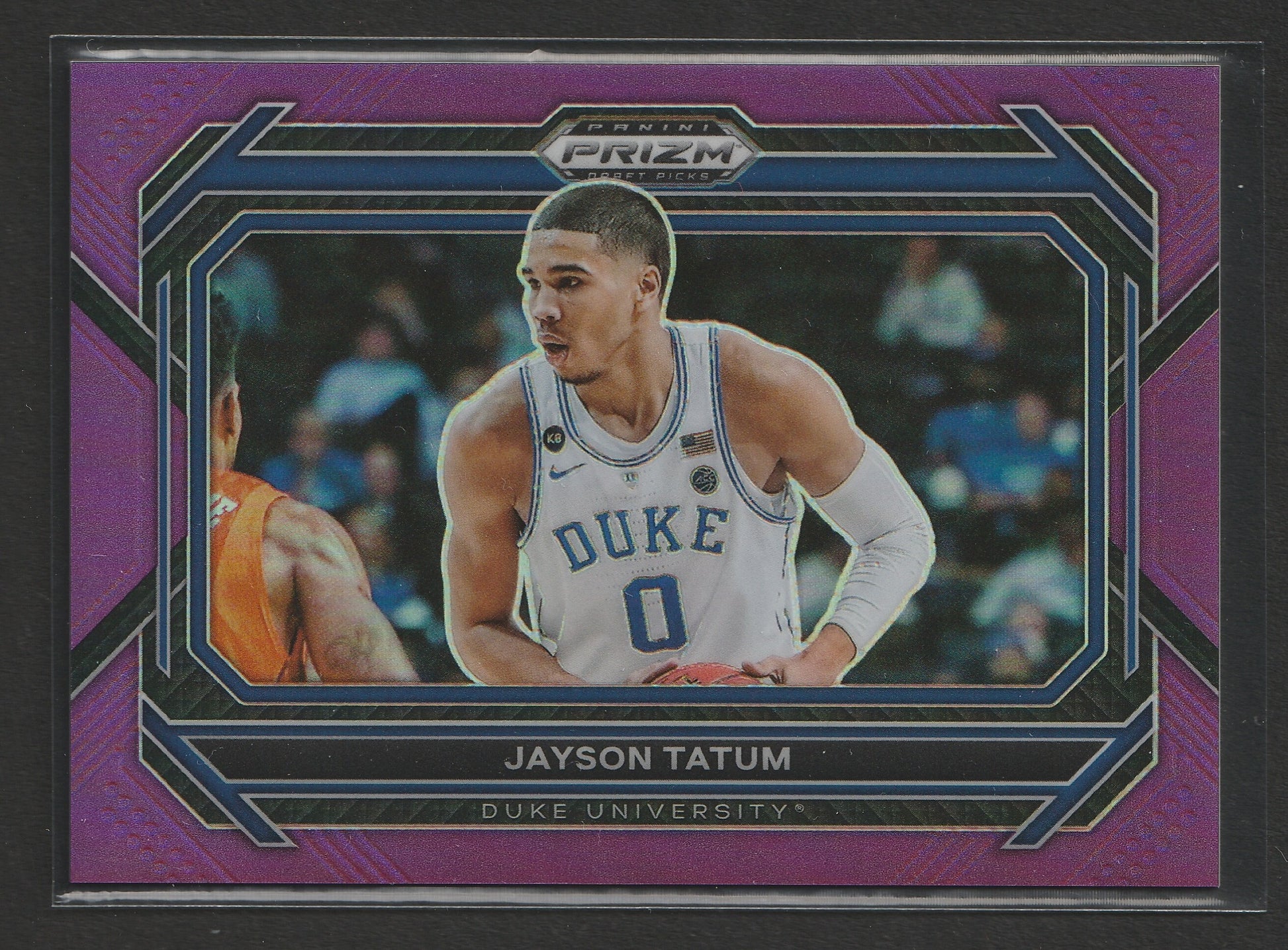 Jayson Tatum 2023 Panini Prizm Draft Picks Purple Prizm Variations 27/75 #51 - Fiedler24