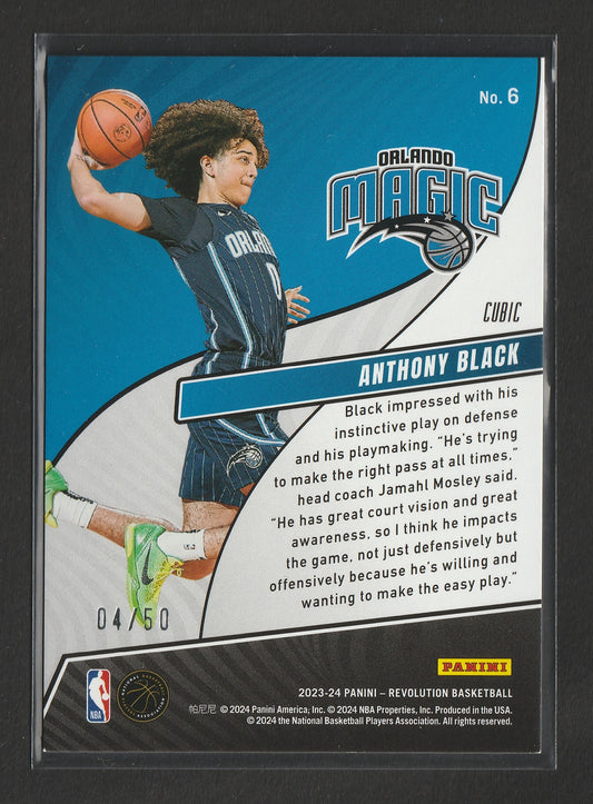 Anthony Black 2023/24 Panini Revolution Rookie Revolution Cubic 04/50 #6 Fiedler24
