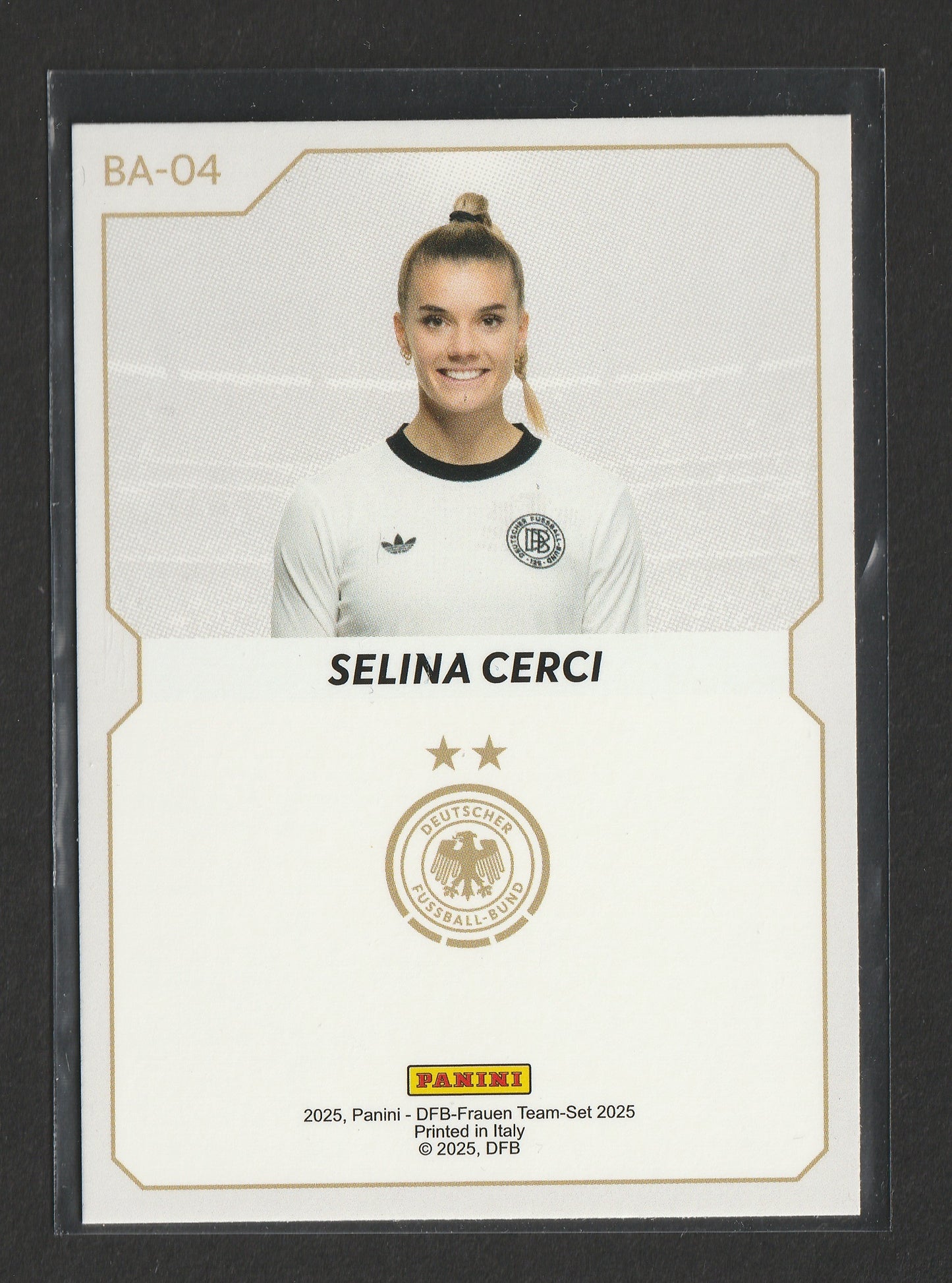 Selina Cerci 2025 Panini DFB Frauen Team Set Blau 75/75 #BA-04 - Fiedler24