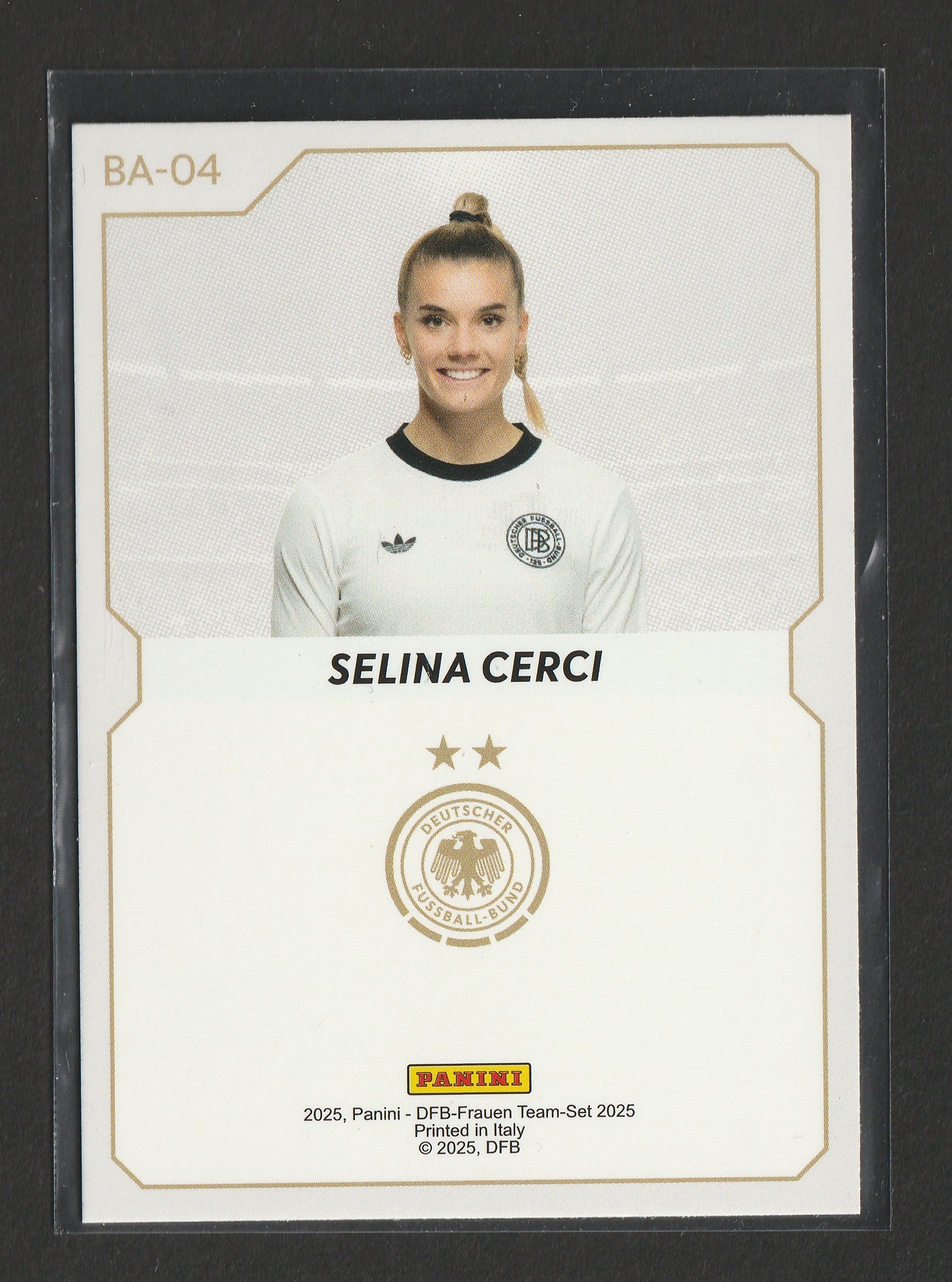 Selina Cerci 2025 Panini DFB Frauen Team Set Blau 75/75 #BA-04 - Fiedler24