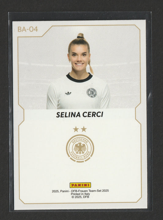 Selina Cerci 2025 Panini DFB Frauen Team Set Blau 75/75 #BA-04 - Fiedler24