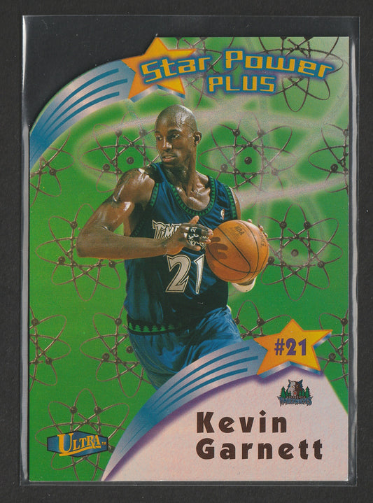 Kevin Garnett 1997-98 Fleer Ultra Star Power Die-Cut Plus #8 SPP