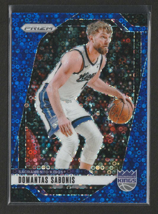 Domantas Sabonis 2024-25 Panini Prizm Fast Break Blue Prizm 104/150 #86 - Fiedler24