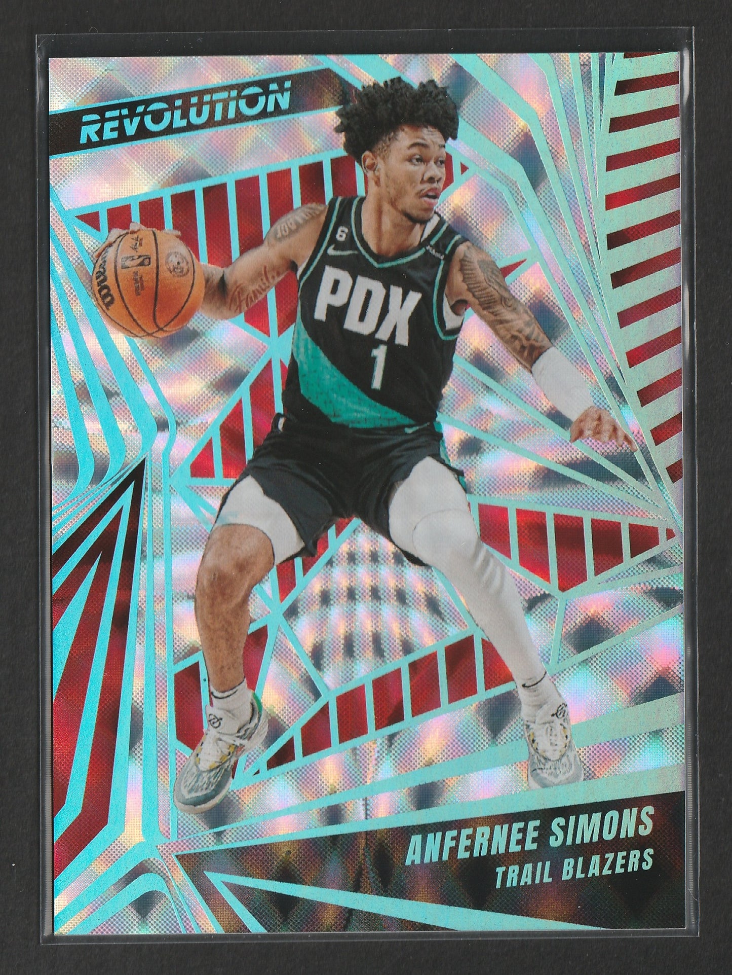 Anfernee Simons 2023/24 Panini Revolution Future Frame 42/60 #71 - Fiedler24